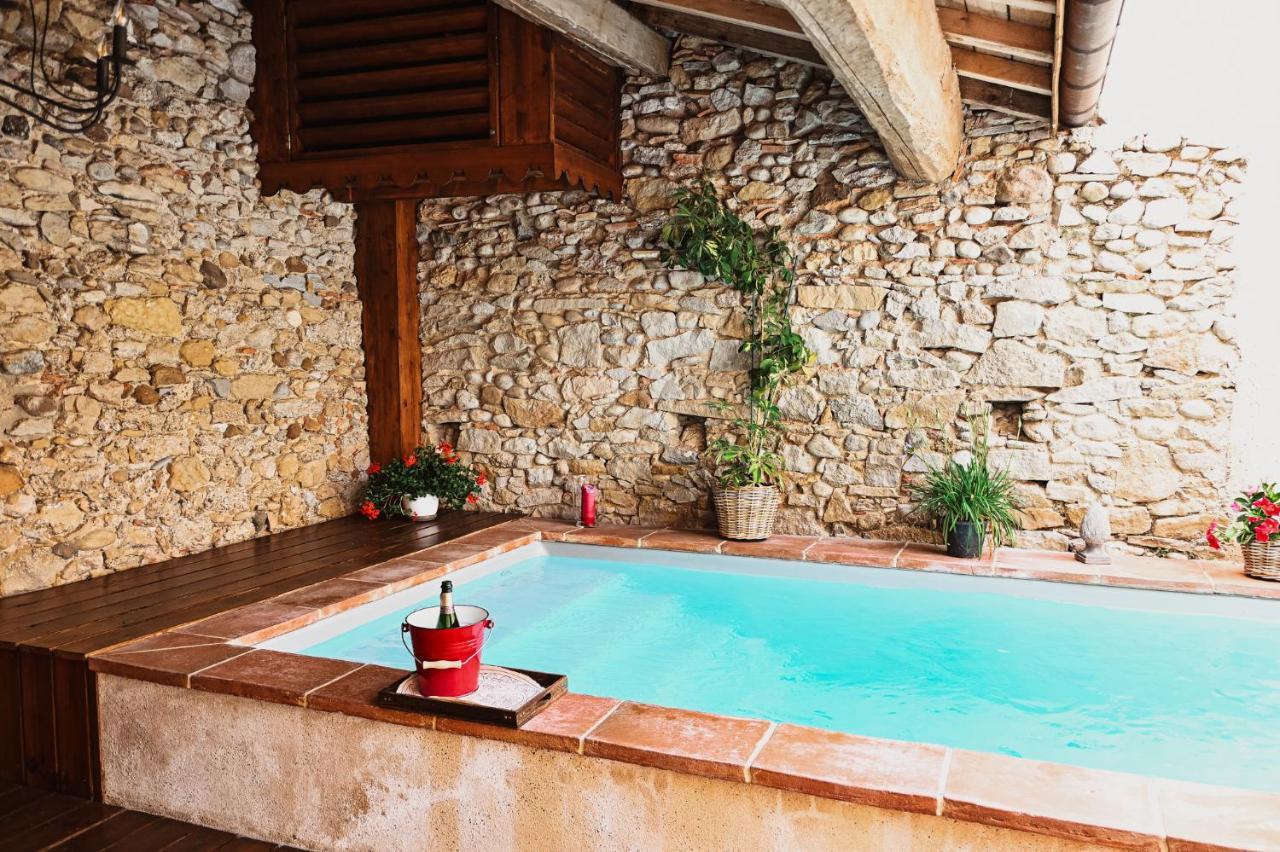 Demeure De La Carmine, Sejour Bien-Etre D'Exception, Piscine, Hammam, Champagne Bed & Breakfast Mirepoix  Exterior foto