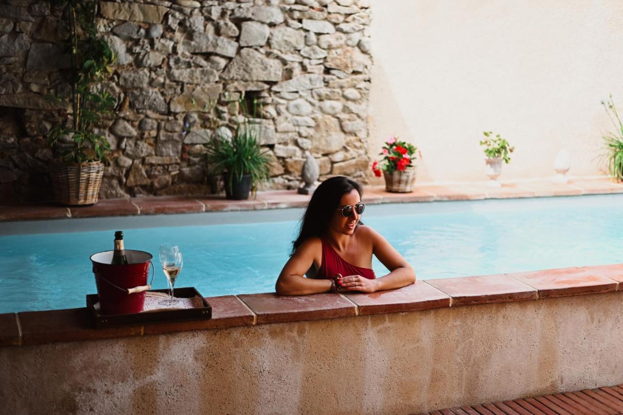 Demeure De La Carmine, Sejour Bien-Etre D'Exception, Piscine, Hammam, Champagne Bed & Breakfast Mirepoix  Exterior foto